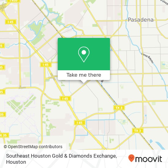 Mapa de Southeast Houston Gold & Diamonds Exchange