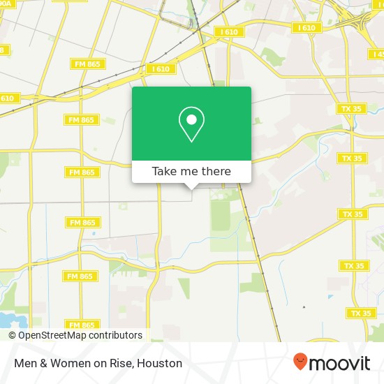 Mapa de Men & Women on Rise, 8403 Crestmont St Houston, TX 77033