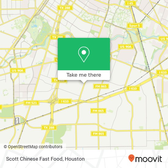 Scott Chinese Fast Food, 7018 Scott St Houston, TX 77021 map