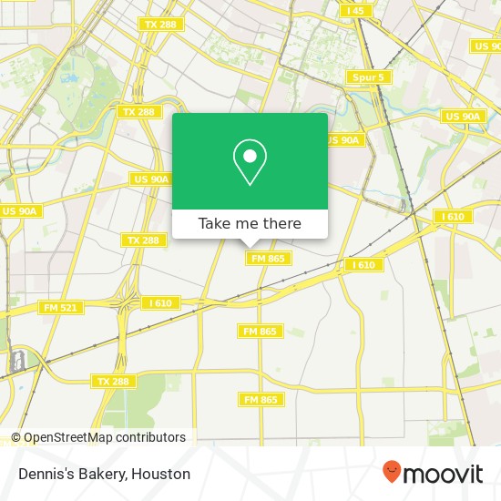 Dennis's Bakery, 6826 Sidney St Houston, TX 77021 map