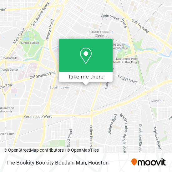 Mapa de The Bookity Bookity Boudain Man