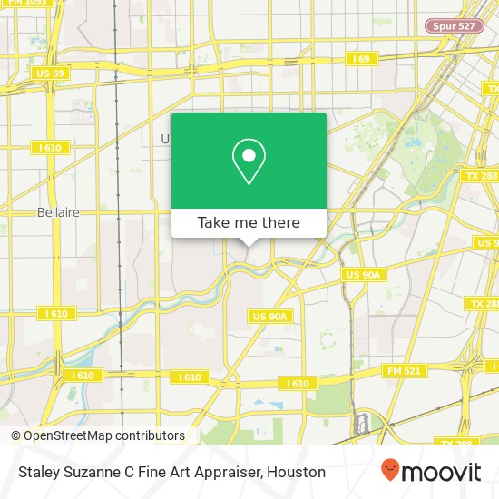 Staley Suzanne C Fine Art Appraiser, 7531 Brompton St Houston, TX map