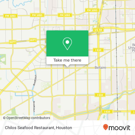 Chilos Seafood Restaurant, 5710 Bellaire Blvd Houston, TX 77081 map