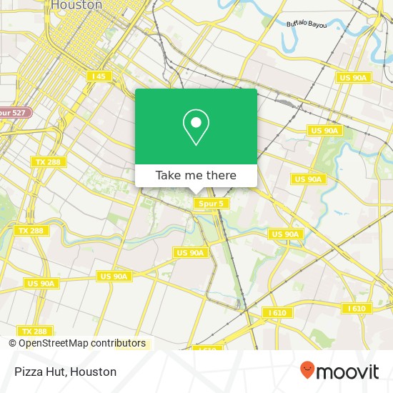 Pizza Hut, 4835 Calhoun Rd Houston, TX 77004 map