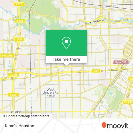 Kiran's, 2925 Richmond Ave Houston, TX 77098 map