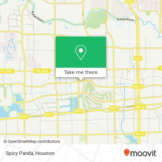 Mapa de Spicy Panda, 12002 Richmond Ave Houston, TX 77082