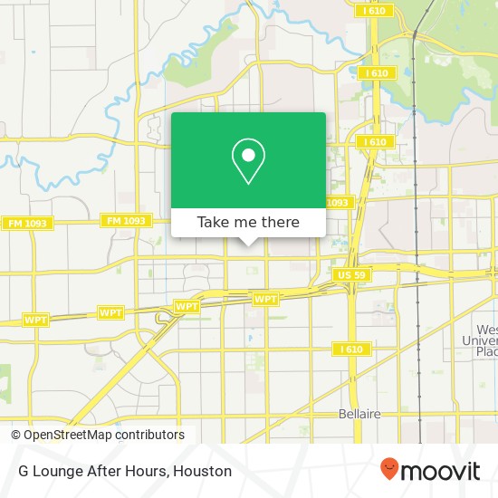 G Lounge After Hours map