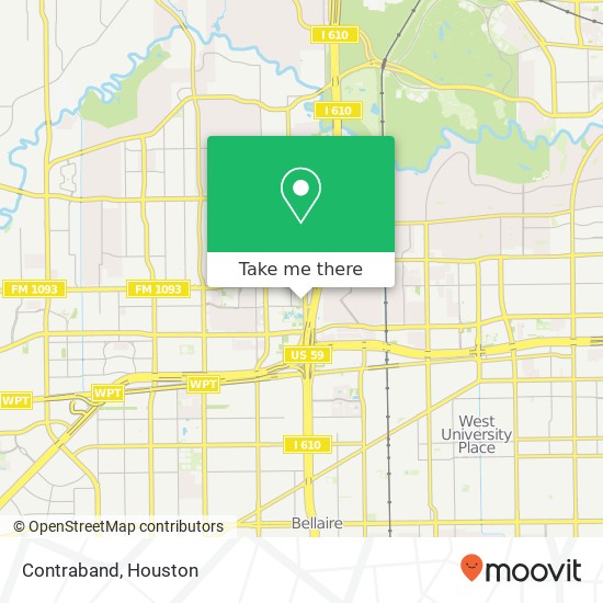 Contraband, 2800 Post Oak Blvd Houston, TX 77056 map