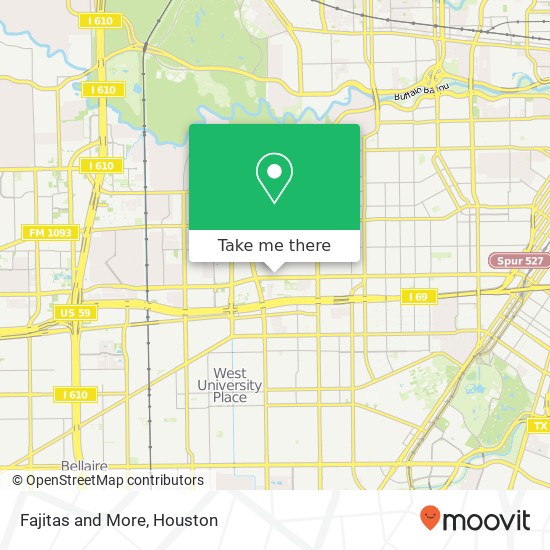 Fajitas and More, 3140 Richmond Ave Houston, TX 77098 map
