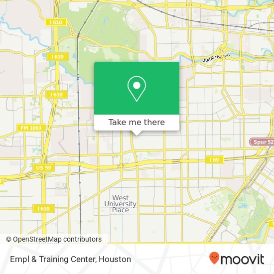 Mapa de Empl & Training Center, 3355 W Alabama St Houston, TX 77098