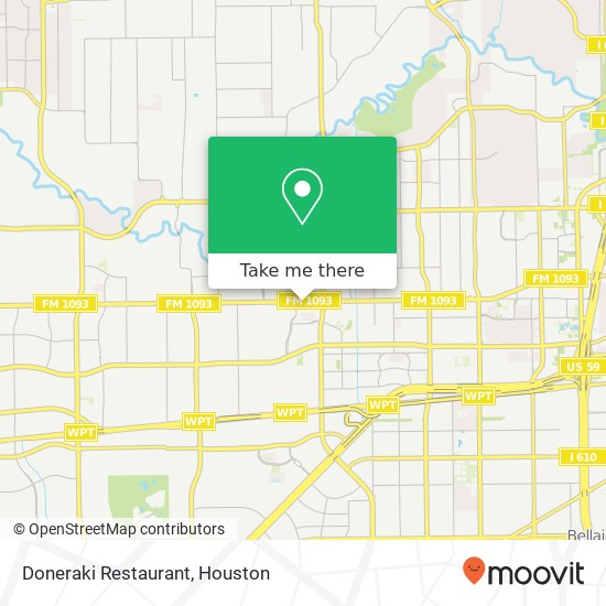 Doneraki Restaurant, 7705 Westheimer Rd Houston, TX 77063 map