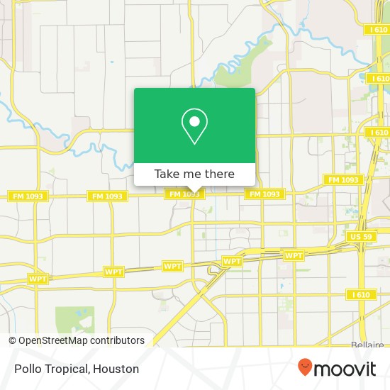 Pollo Tropical, 6522 Westheimer Rd Houston, TX 77057 map