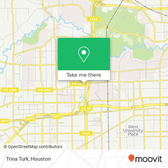 Mapa de Trina Turk, 5015 Westheimer Rd Houston, TX 77056