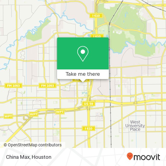 China Max, W Alabama St Houston, TX 77056 map