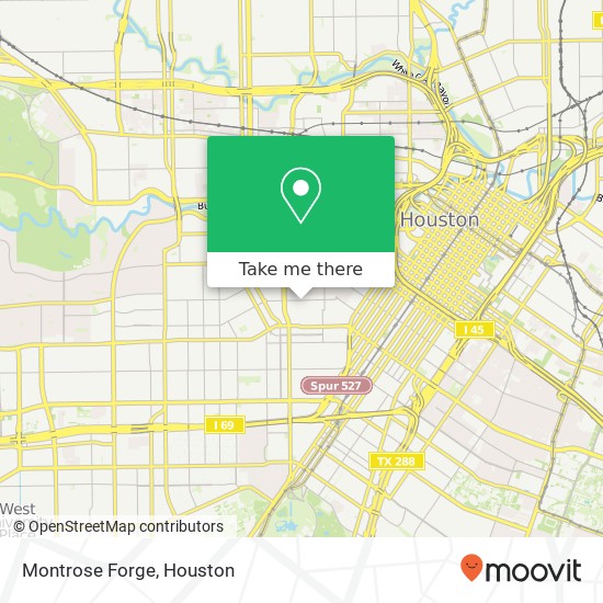 Mapa de Montrose Forge, 711 Fairview Ave Houston, TX 77006