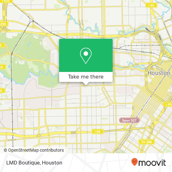 Mapa de LMD Boutique, 1965 W Gray St Houston, TX 77019