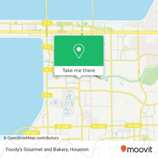Foody's Gourmet and Bakery, 1400 Eldridge Pkwy Houston, TX 77077 map
