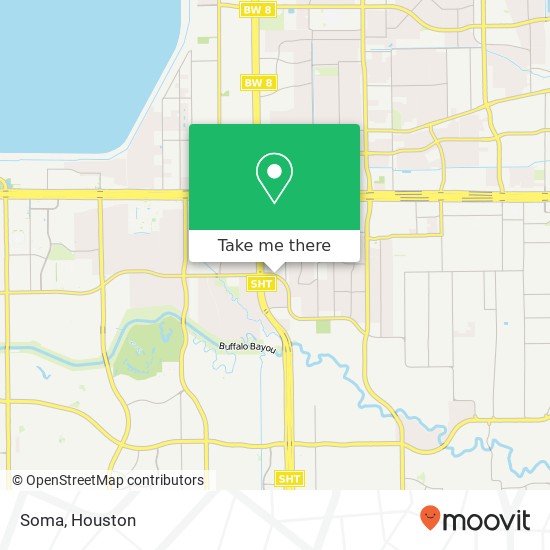 Soma, 12850 Memorial Dr Houston, TX 77024 map