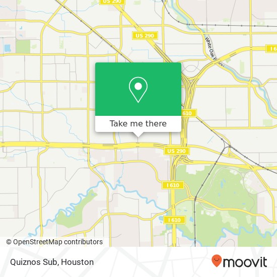 Quiznos Sub, 7670 Katy Fwy Houston, TX 77024 map