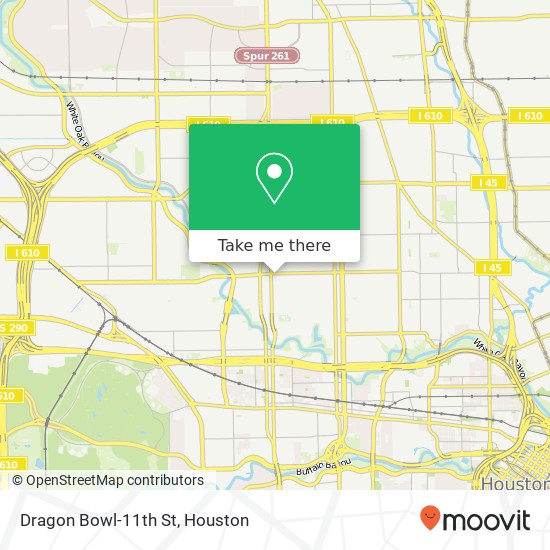 Dragon Bowl-11th St, 1221 W 11th St Houston, TX 77008 map