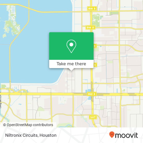 Mapa de Niltronix Circuits, 1765 Upland Dr Houston, TX 77043