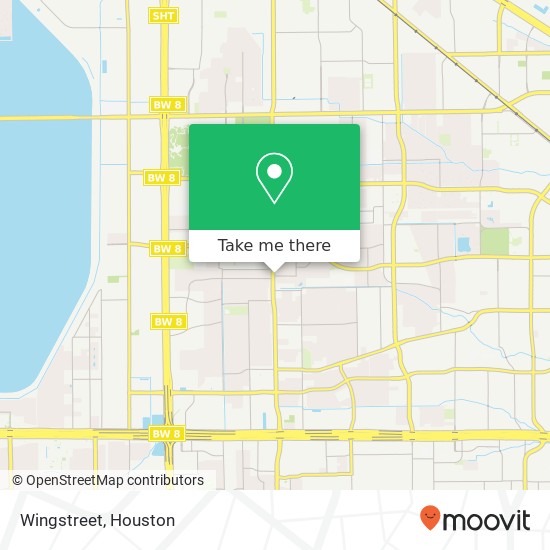 Wingstreet, 2018 Gessner Rd Houston, TX 77080 map