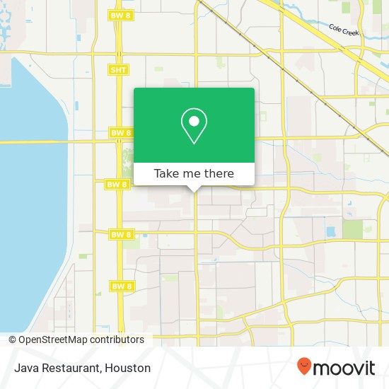 Java Restaurant, 2659 Gessner Rd Houston, TX 77080 map