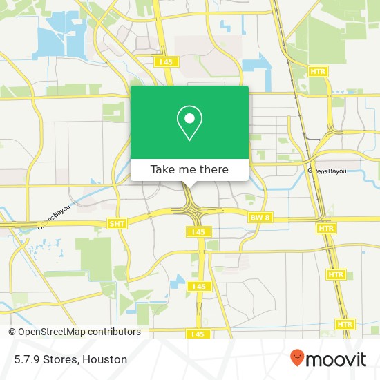 5.7.9 Stores, 450 Greenspoint Mall Houston, TX 77060 map