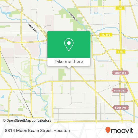 8814 Moon Beam Street map