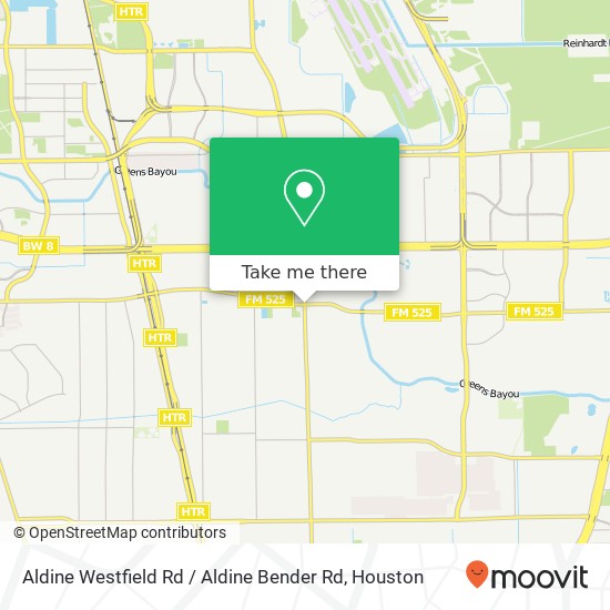 Aldine Westfield Rd / Aldine Bender Rd map