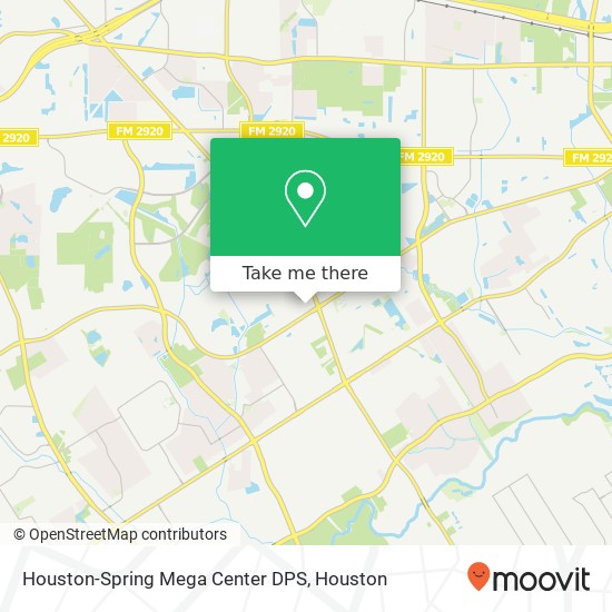 How to get to Houston Spring Mega Center DPS in Houston by Bus