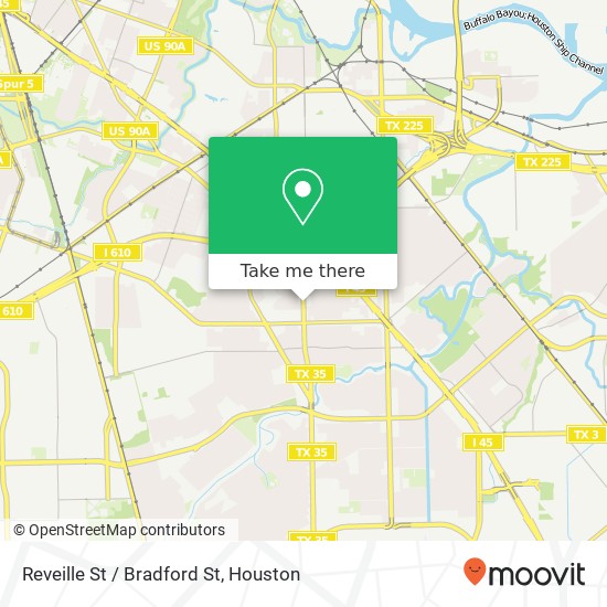 Reveille St / Bradford St map