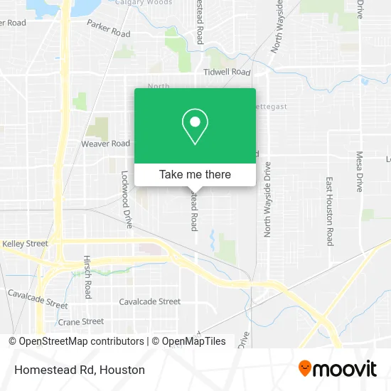 Homestead Rd map