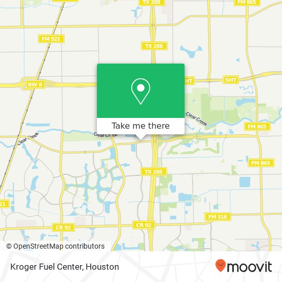 Mapa de Kroger Fuel Center