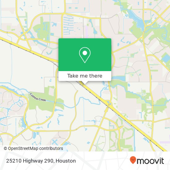 25210 Highway 290 map