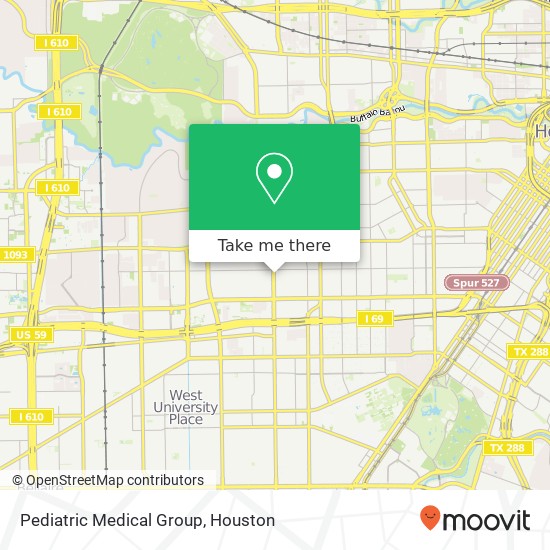 Pediatric Medical Group map