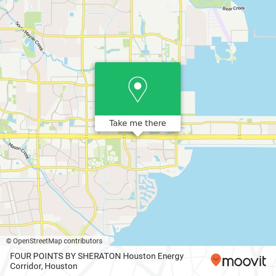 Mapa de FOUR POINTS BY SHERATON Houston Energy Corridor