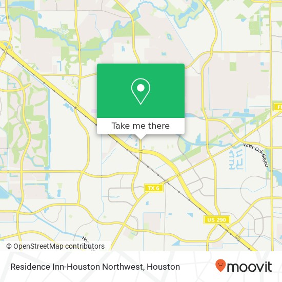 Mapa de Residence Inn-Houston Northwest