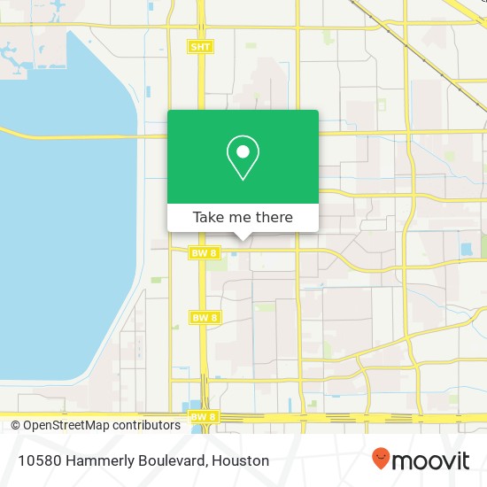 10580 Hammerly Boulevard map