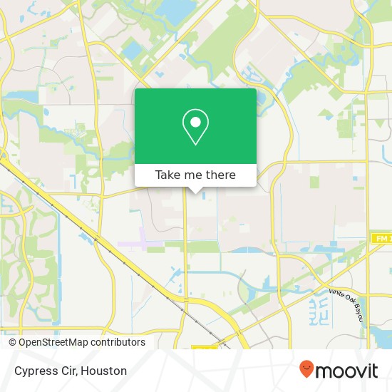 Cypress Cir map