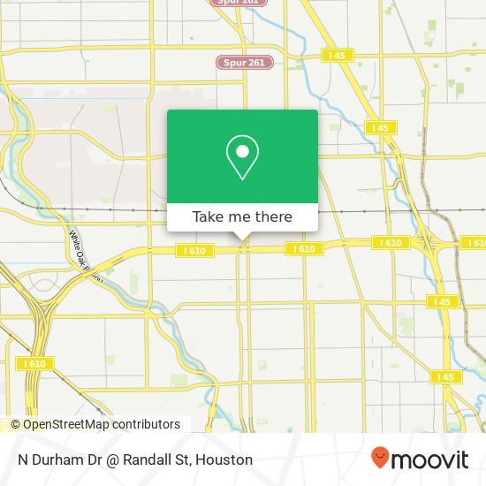 N Durham Dr @ Randall St map