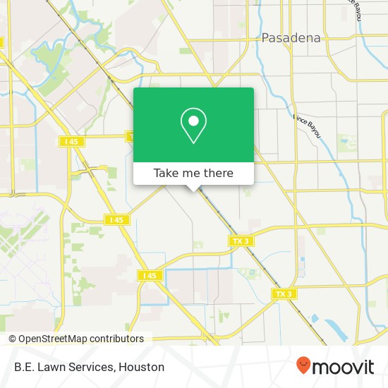 B.E. Lawn Services map