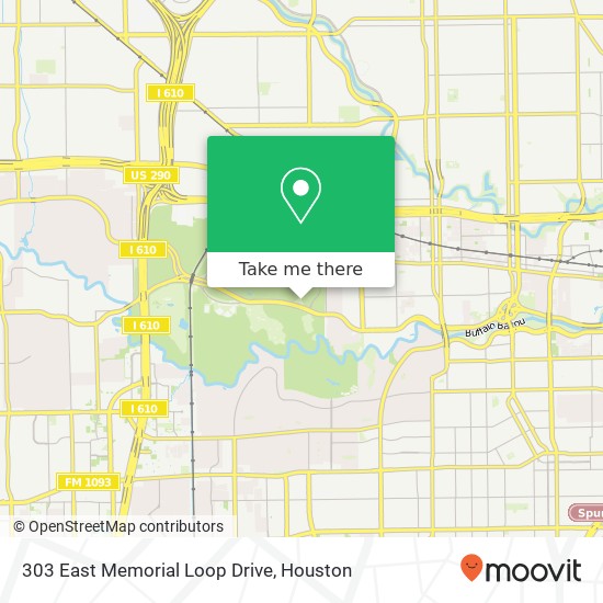 303 East Memorial Loop Drive map