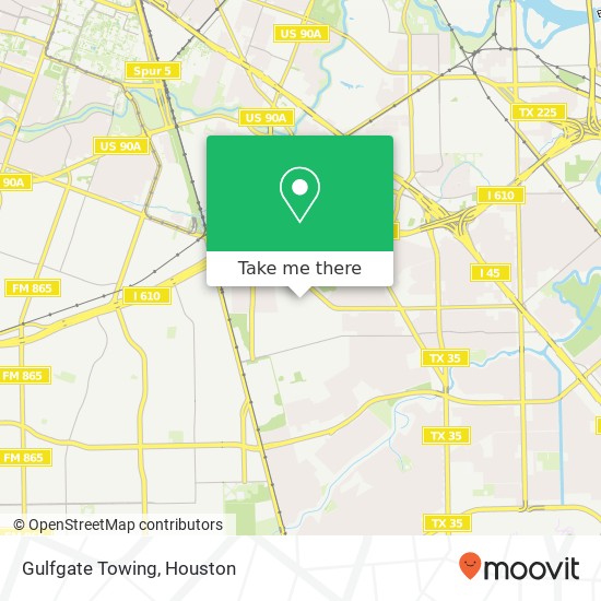 Mapa de Gulfgate Towing