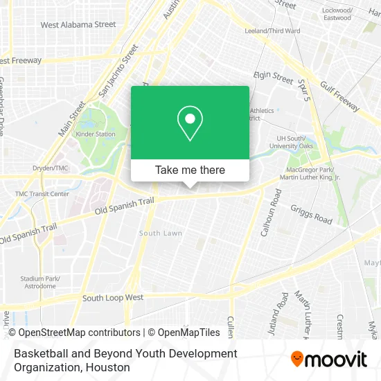 Basketball and Beyond Youth Development Organization map