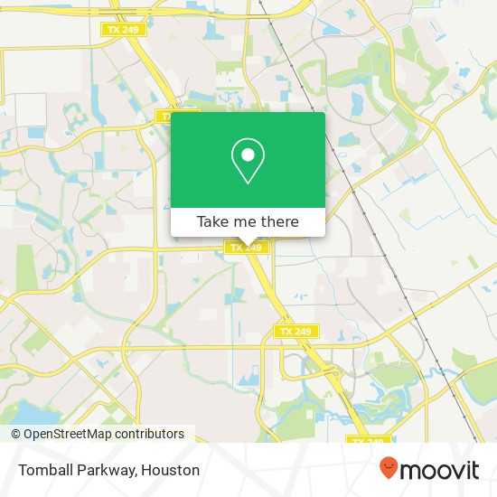 Tomball Parkway map