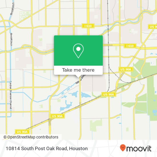 Mapa de 10814 South Post Oak Road