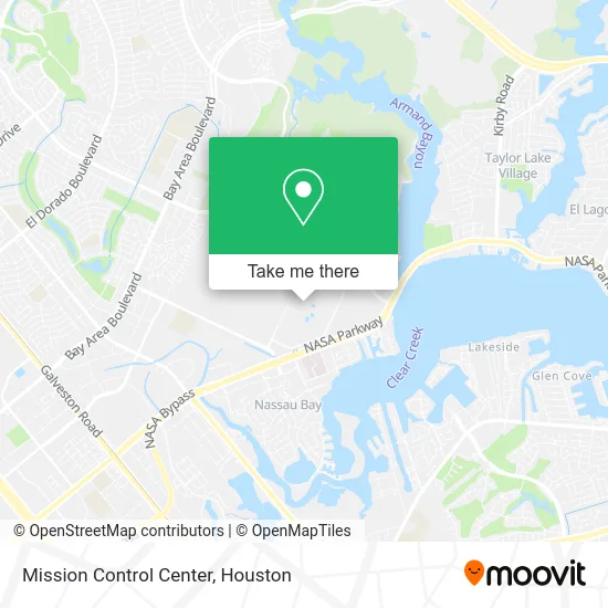 Mission Control Center map