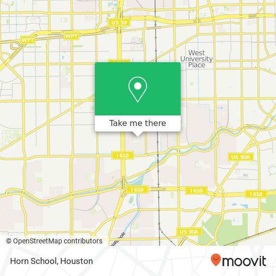 Horn School map