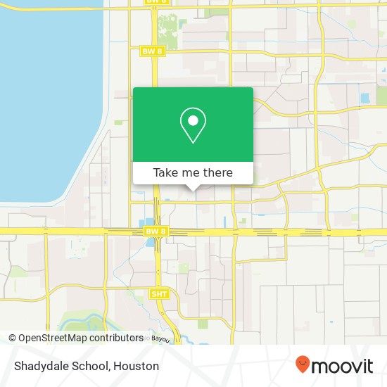 Shadydale School map